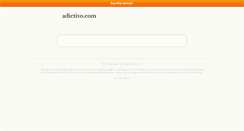 Desktop Screenshot of adictivo.com